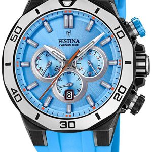 Festina Herrklocka F20450-6 Blå/Gummi Ø44 mm