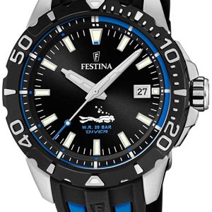 Festina Herrklocka F20462-4 Svart/Gummi Ø45 mm