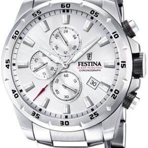 Festina Herrklocka F20463-1 Sport Silverfärgad/Stål Ø45 mm