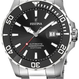 Festina Herrklocka F20531-4 Diver Svart/Stål Ø44 mm