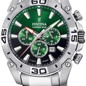 Festina Herrklocka F20543-3 Chrono Bike Flerfärgad/Stål Ø45.5 mm