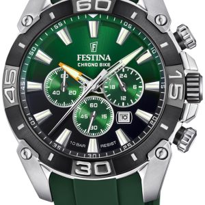 Festina Herrklocka F20544-3 Chrono Bike Flerfärgad/Gummi Ø45.5 mm