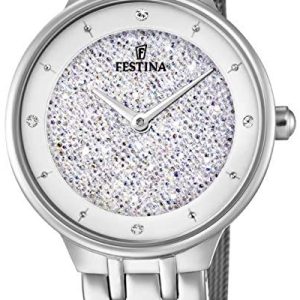 Festina Mademoiselle Damklocka F20385-1 Vit/Stål Ø31 mm