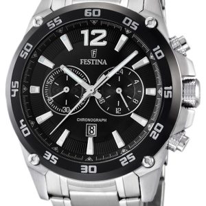 Festina Sport Herrklocka F16680-4 Svart/Stål Ø47 mm