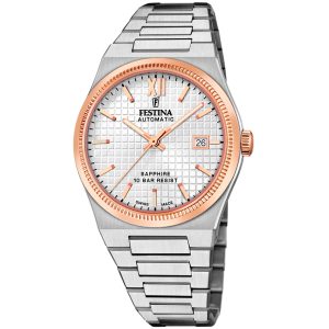 Festina Swiss Made Automatic Sapphire F20030/1 - Herr - 40 mm - Analogt - Automatiskt - Safirglas