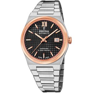 Festina Swiss Made Automatic Sapphire F20030/3 - Herr - 40 mm - Analogt - Automatiskt - Safirglas