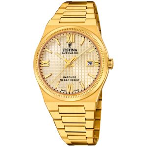 Festina Swiss Made Automatic Sapphire F20032/2 - Herr - 40 mm - Analogt - Automatiskt - Safirglas