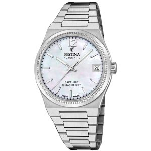 Festina Swiss Made Automatic Sapphire Lady F20029/1 - Dam - 35 mm - Analogt - Automatiskt - Safirglas