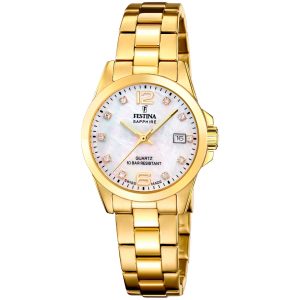 Festina Swiss Made Lady 30 MM F20050/1 - Dam - 30 mm - Analogt - Quartz - Safirglas