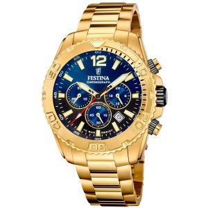 Festina Timeless Chronograph F20684/2 - Herr - 45 mm - Analogt - Quartz - Mineralglas