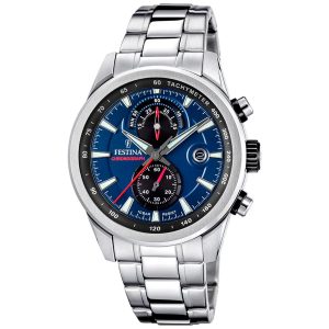 Festina Timeless Chronograph F20694/5 - Herr - 44 mm - Analogt - Quartz - Mineralglas