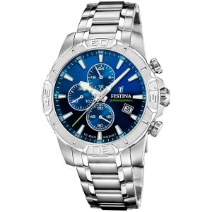 Festina Timeless Chronograph F20704/4 - Herr - 45 mm - Analogt - Quartz - Mineralglas