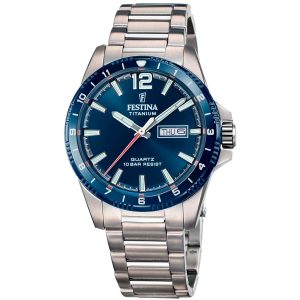 Festina Titanium F20698/2 - Herr - 43 mm - Analogt - Quartz - Mineralglas