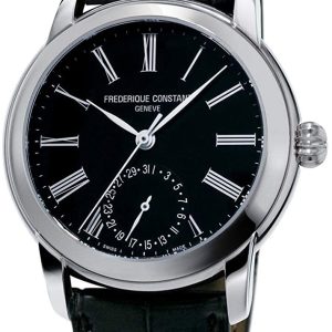 Frederique Constant Classics Herrklocka FC-710MB4H6 Svart/Läder Ø42