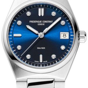 Frederique Constant Damklocka FC-240ND2NH6B Highlife Blå/Stål Ø31