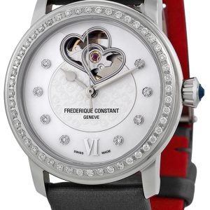 Frederique Constant Damklocka FC-310WHF2PD6 Ladies Automatic Läder