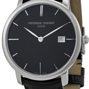 Frederique Constant Herrklocka FC-306G4S6 Classics Svart/Läder Ø40