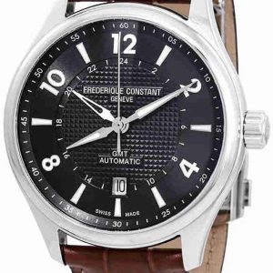 Frederique Constant Herrklocka FC-350RMG5B6 Runabout Grå/Läder Ø42