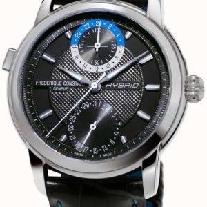 Frederique Constant Herrklocka FC-750DG4H6 Manufacture Grå/Läder