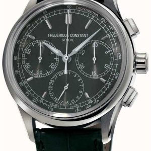 Frederique Constant Herrklocka FC-760DG4H6 Manufacture Grå/Läder