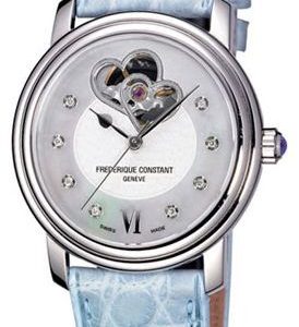 Frederique Constant Ladies Automatic Damklocka FC-310DHB2P6 Läder