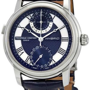 Frederique Constant Manufacture Herrklocka FC-750MCN4H6 Blå/Läder