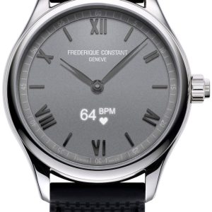 Frederique Constant Vitality Herrklocka FC-287S5B6 Grå/Gummi Ø42 mm