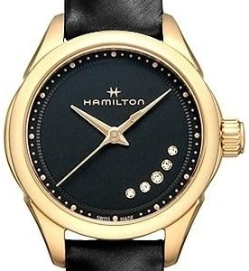 Hamilton Damklocka H32121430 Jazzmaster Svart/Satin Ø26 mm