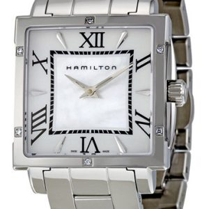 Hamilton Damklocka H32291114 American Classic Jazzmaster Vit/Stål