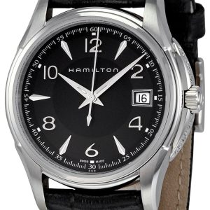 Hamilton Damklocka H32311735 American Classic Jazzmaster Svart/Läder