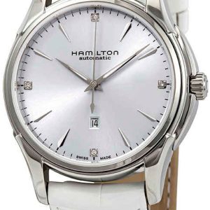 Hamilton Damklocka H32315842 Jazzmaster Blå/Läder Ø34 mm