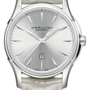 Hamilton Damklocka H32315851 Silverfärgad/Läder Ø34 mm