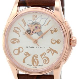 Hamilton Damklocka H32345983 American Classic Jazzmaster Vit/Läder