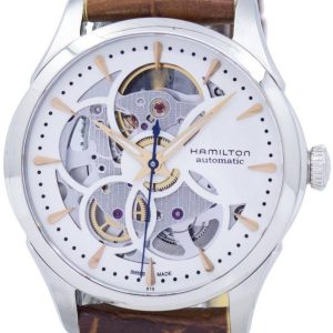 Hamilton Damklocka H32405551 Jazzmaster Vit/Läder Ø36 mm