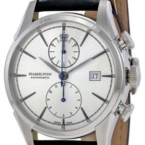 Hamilton Damklocka H32416781 Silverfärgad/Läder Ø42 mm