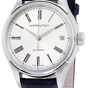 Hamilton Damklocka H39415654 Silverfärgad/Läder Ø34 mm