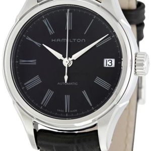 Hamilton Damklocka H39415734 American Classic Timeless Svart/Läder