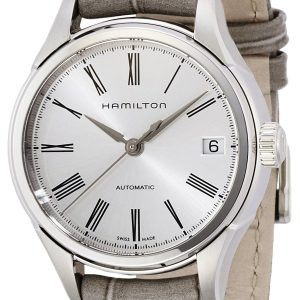 Hamilton Damklocka H39415854 Silverfärgad/Läder Ø34 mm