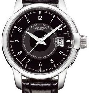 Hamilton Damklocka H40415735 American Classic Timeless Svart/Läder