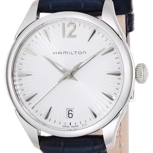 Hamilton Damklocka H42211655 American Classic Jazzmaster Vit/Läder