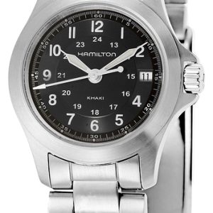 Hamilton Damklocka H64211133 Khaki Svart/Stål Ø27 mm