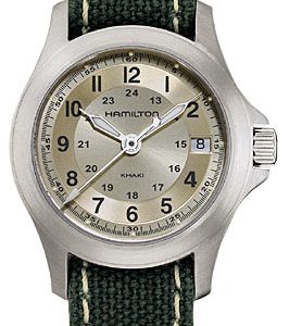 Hamilton Damklocka H64211823 Khaki Beige/Stål Ø27 mm