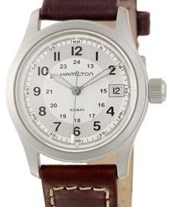 Hamilton Damklocka H68311553 Khaki Silverfärgad/Läder Ø33 mm