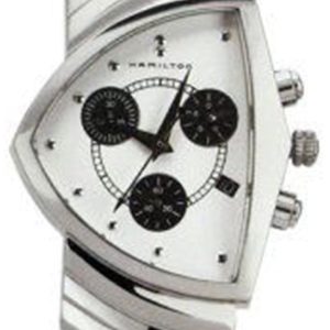 Hamilton H24412712 American Classic Ventura Silverfärgad/Läder Ø38