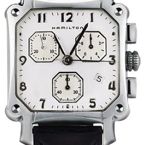 Hamilton Herrklocka H19412753 Lloyd Silverfärgad/Läder Ø34 mm