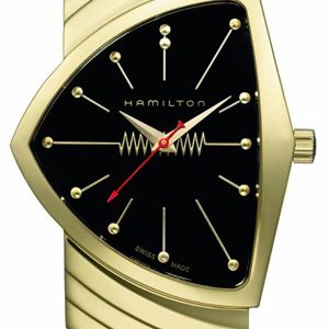 Hamilton Herrklocka H24471731 American Classic Ventura Svart/Läder