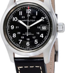 Hamilton Herrklocka H24585331 American Classic Ventura Svart/Gummi