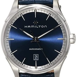 Hamilton Herrklocka H32475640 American Classic Jazzmaster Blå/Läder