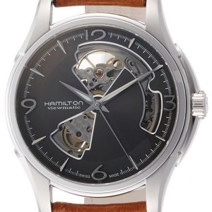 Hamilton Herrklocka H32565585 Jazzmaster Svart/Läder Ø40 mm