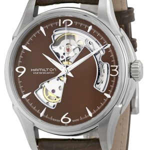 Hamilton Herrklocka H32565595 American Classic Jazzmaster Brun/Läder